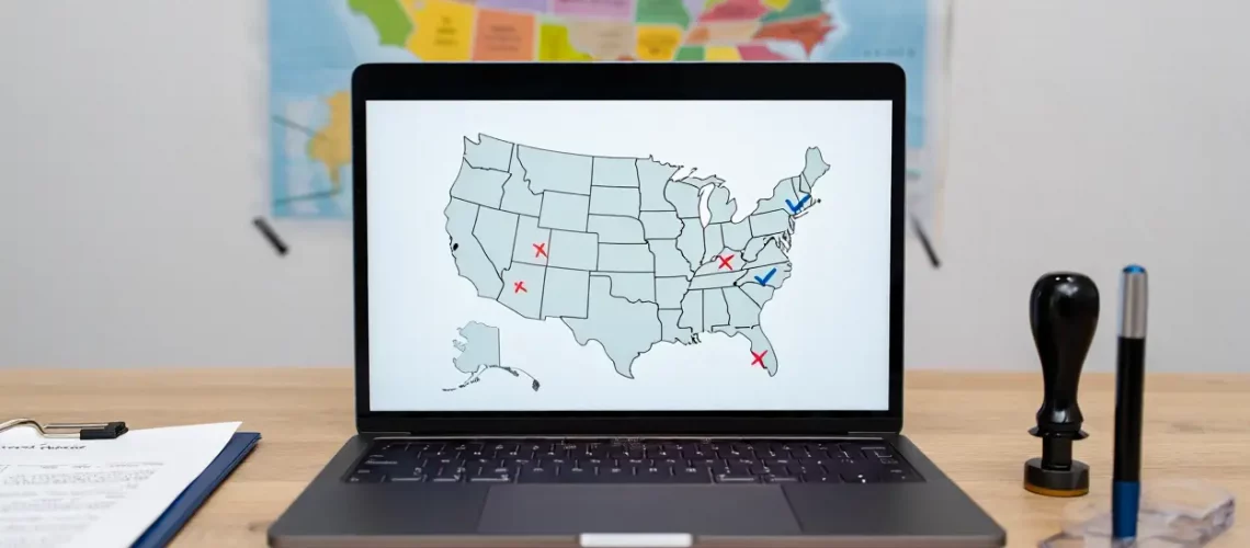Full RON Notary chart all states